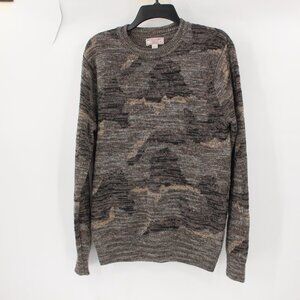 Wallace & Barnes J. Crew Men's Urban Camouflage Crewneck Sweater